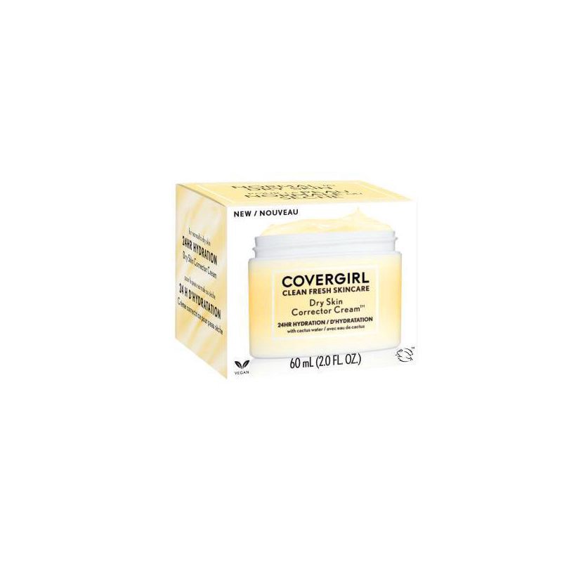 slide 8 of 11, COVERGIRL Clean Fresh Skincare Dry Skin Corrector Cream - 2 fl oz, 2 fl oz