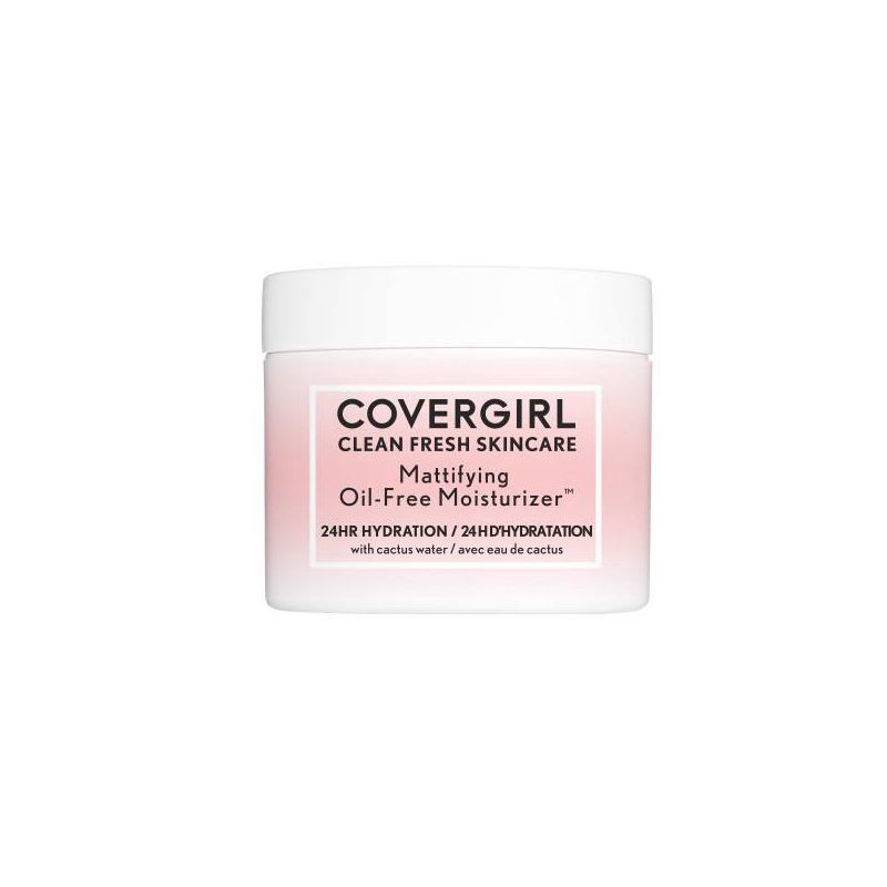 slide 2 of 9, COVERGIRL Clean Fresh Skincare Mattifying Oil-Free Moisturizer - 2 fl oz, 2 fl oz