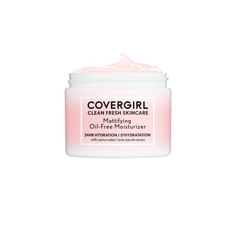 slide 2 of 9, COVERGIRL Clean Fresh Skincare Mattifying Oil-Free Moisturizer - 2 fl oz, 2 fl oz