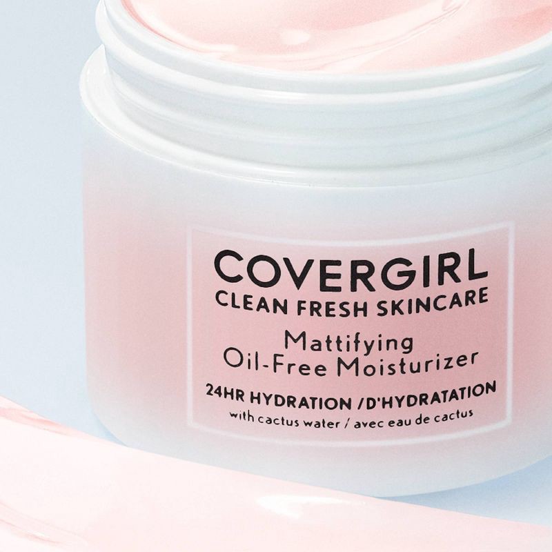 slide 5 of 9, COVERGIRL Clean Fresh Skincare Mattifying Oil-Free Moisturizer - 2 fl oz, 2 fl oz