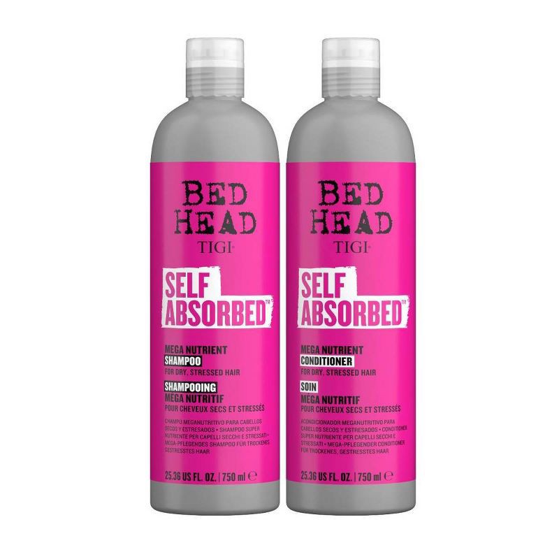 slide 2 of 6, TIGI Bed Head Self Absorbed Shampoo and Conditioner - 2pk - 25.36 fl oz/2ct, 2 ct, 25.36 fl oz, 2 ct