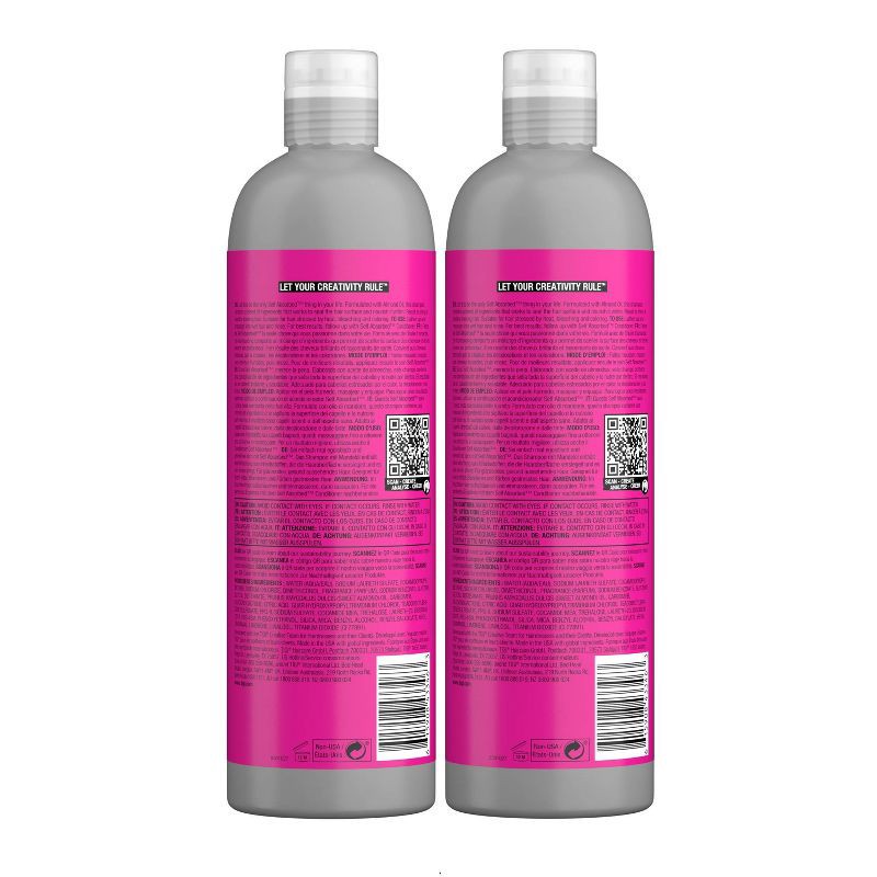 slide 3 of 6, TIGI Bed Head Self Absorbed Shampoo and Conditioner - 2pk - 25.36 fl oz/2ct, 2 ct, 25.36 fl oz, 2 ct
