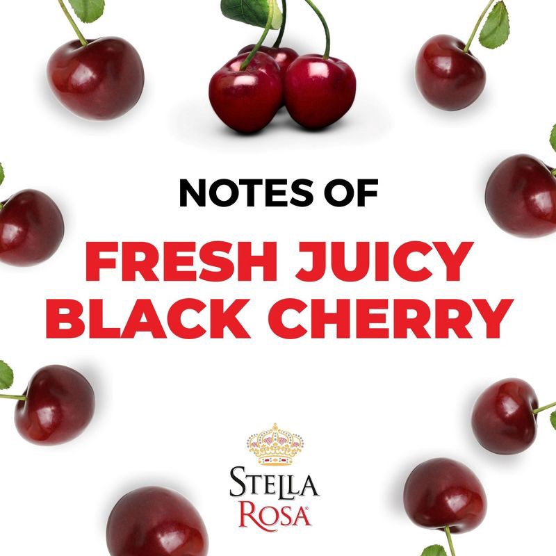 slide 4 of 10, Stella Rosa Black Cherry Red Wine - 2pk/ 250 mL, 2 ct; 250 ml