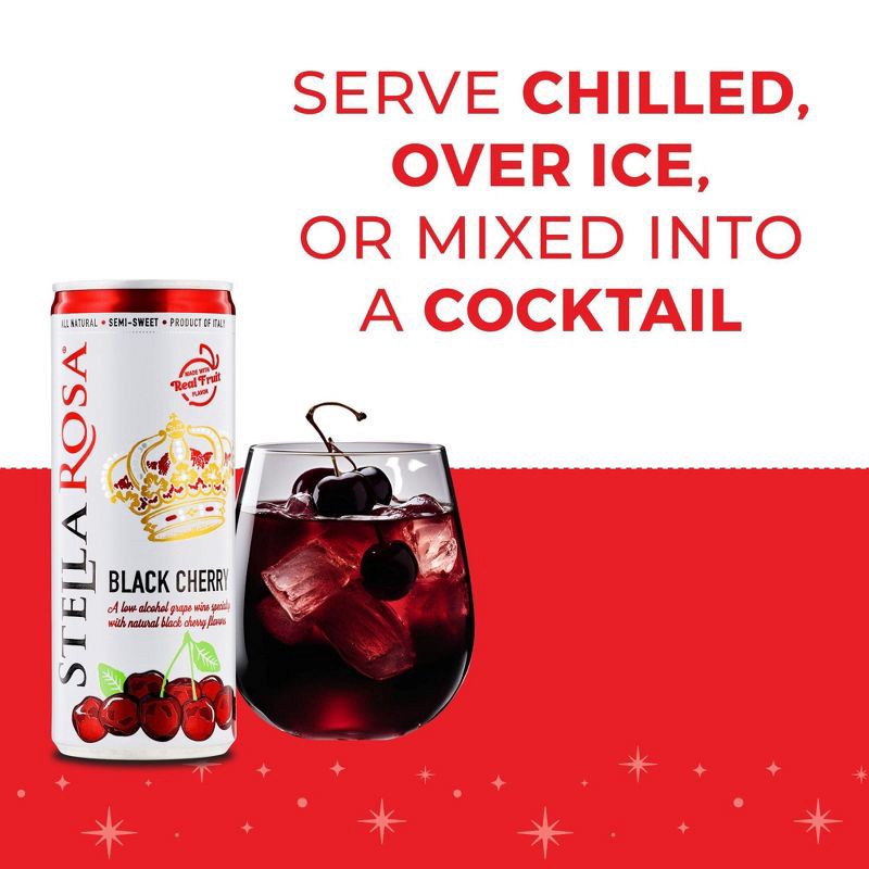 slide 8 of 10, Stella Rosa Black Cherry Red Wine - 2pk/ 250 mL, 2 ct; 250 ml