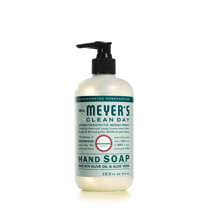 slide 1 of 5, Mrs. Meyer's Clean Day Liquid Hand Soap - Birchwood - 12.5 fl oz, 12.5 fl oz