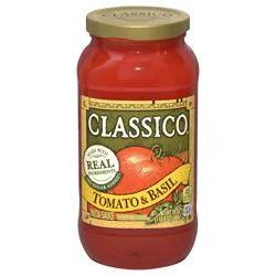 Classico Tomato & Basil Pasta Sauce, 24 oz Jar