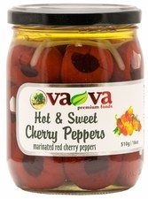 slide 1 of 1, Vava Cherry Peppers, 960 gram
