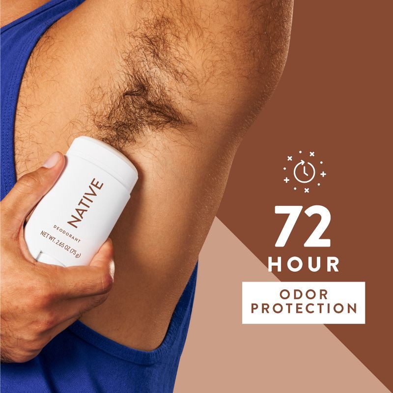 slide 4 of 10, Native Sensitive Deodorant for Women & Men - Coconut & Vanilla - No Baking Soda - 2.65oz, 2.65 oz