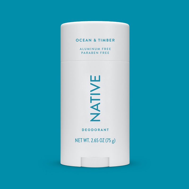 slide 8 of 10, Native Solid Deodorant for Men & Women - Ocean & Timber - Aluminum-Free 2.65oz, 2.65 oz