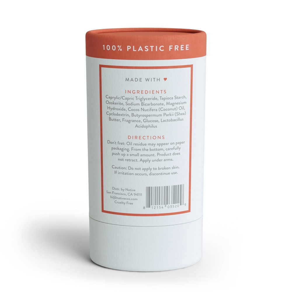 slide 5 of 5, Native Plastic Free Deodorant Citrus and Herbal Musk - 2.65oz, 2.65 oz
