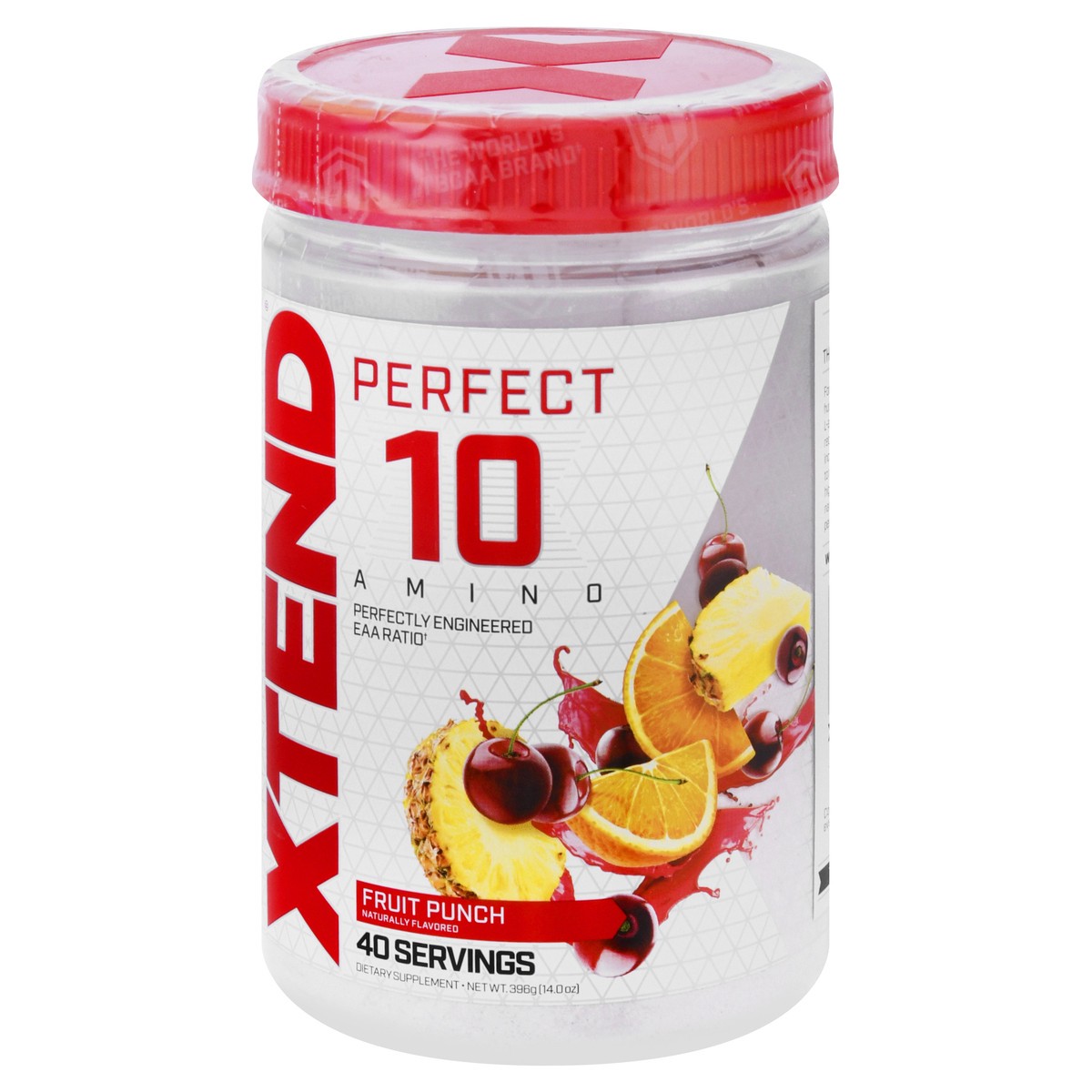 slide 4 of 13, XTend Perfect 10 Fruit Punch Amino 396 g, 396 g