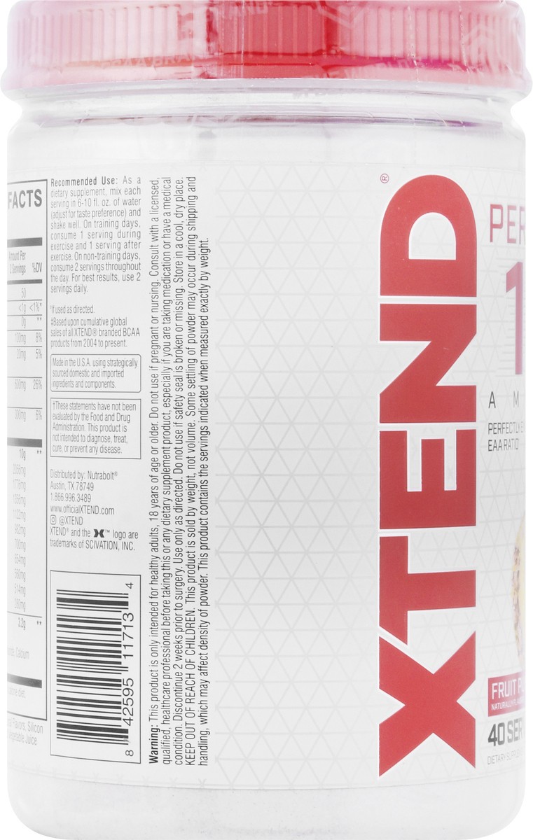 slide 9 of 13, XTend Perfect 10 Fruit Punch Amino 396 g, 396 g