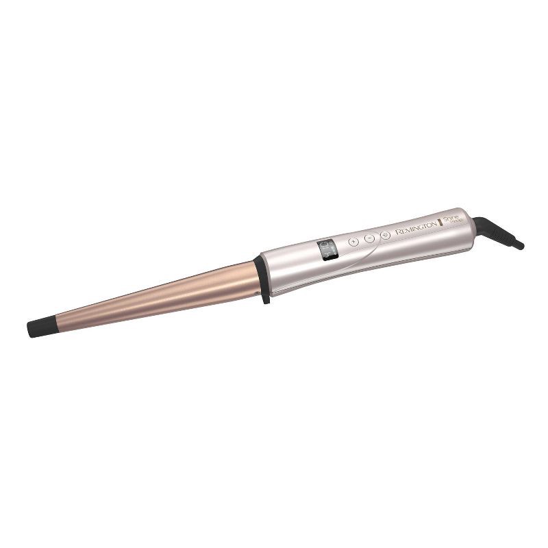 slide 5 of 5, Remington Shine Therapy Argan Oil & Keratin ½-1" Tapered Curling Wand, 1 ct