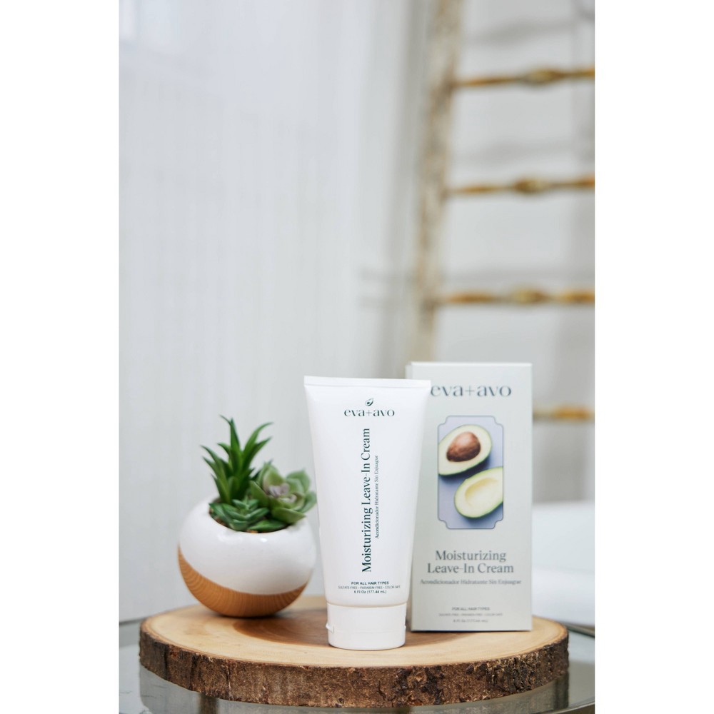 slide 7 of 9, eva+avo Moisturizing Leave-In Cream - 6 fl oz, 6 fl oz