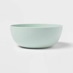 37oz Plastic Cereal Bowl Green - Room Essentials