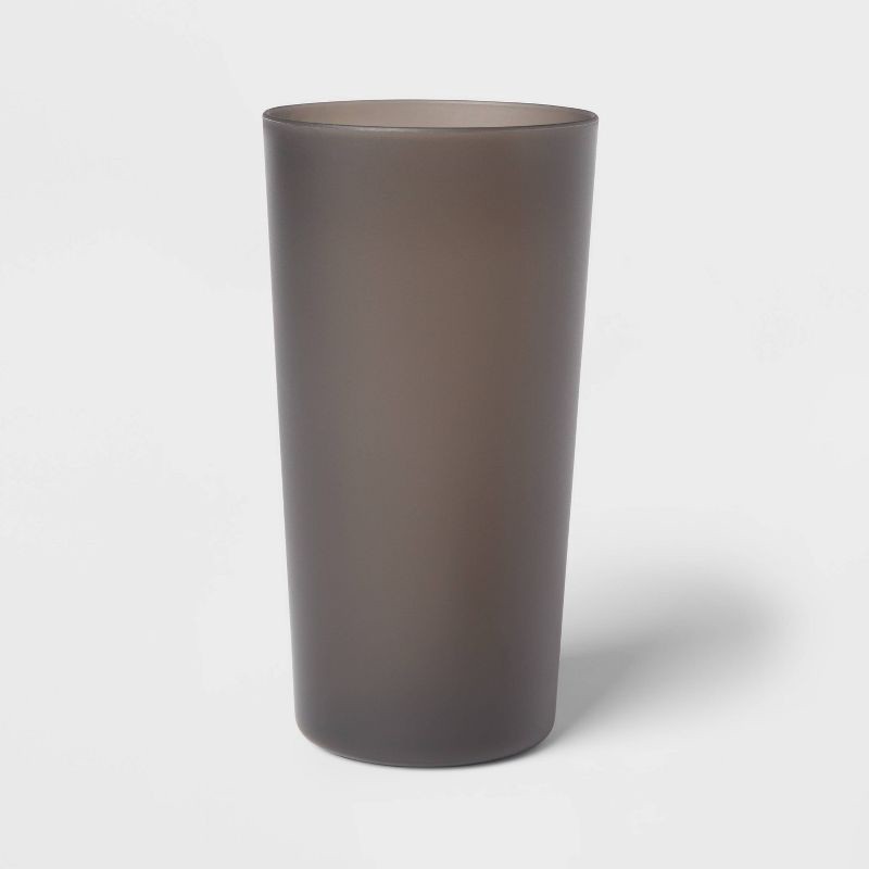 slide 1 of 3, 26oz Plastic Tall Tumbler Black - Room Essentials, 1 ct