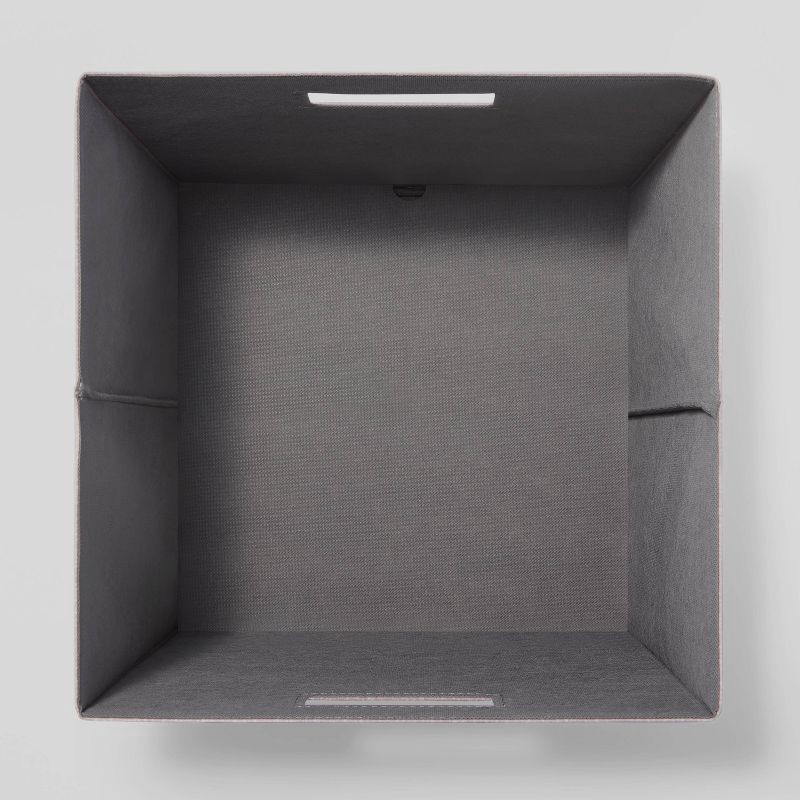 slide 3 of 3, 13" x 13" Fabric Bin Rose Texture - Brightroom™: 13 Inch Storage Cube, Decorative Storage, Polyester, No Assembly, 1 ct
