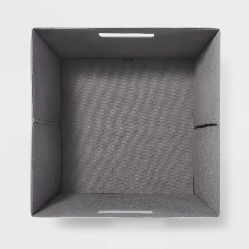 slide 3 of 4, 13" x 13" Fabric Bin Light Green - Brightroom™: 13 Inch Storage Cube, Decorative Storage, No Assembly Required, 1 ct