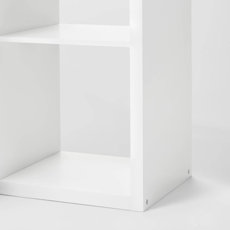 slide 3 of 4, 2 Cube Organizer White - Brightroom™: MDF Cubby Storage Bookshelf with Anti-Tip Hardware, 13" System Compatible, 1 ct