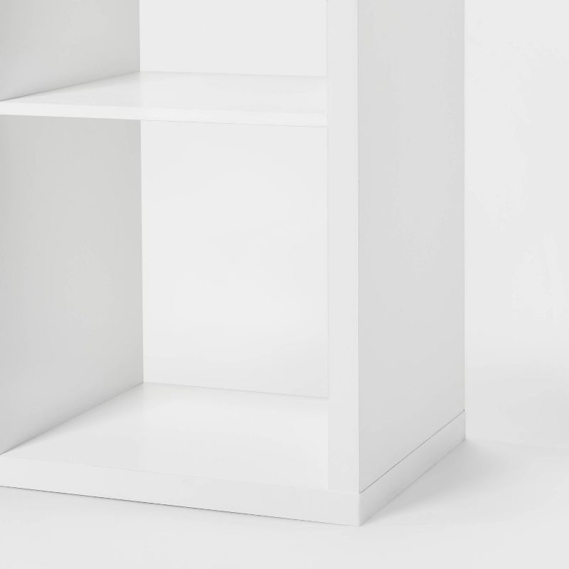 slide 3 of 4, 4 Cube Organizer White - Brightroom™: Decorative Bookshelf, Cubby Storage, MDF & Particle Board, 13" Compatible, 1 ct