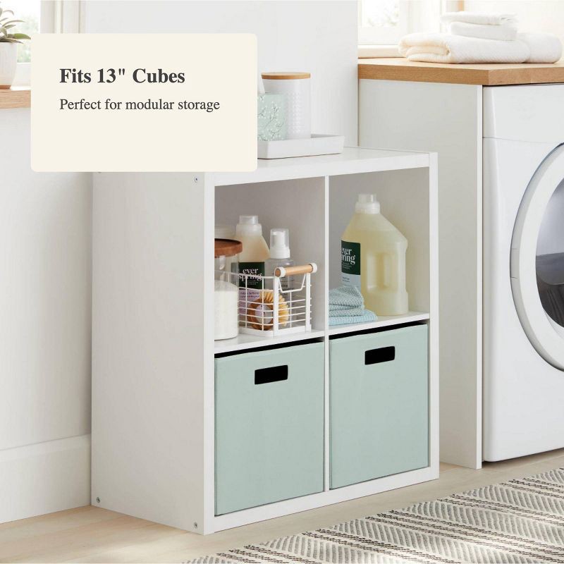 slide 4 of 5, 4 Cube Organizer White - Brightroom™, 1 ct