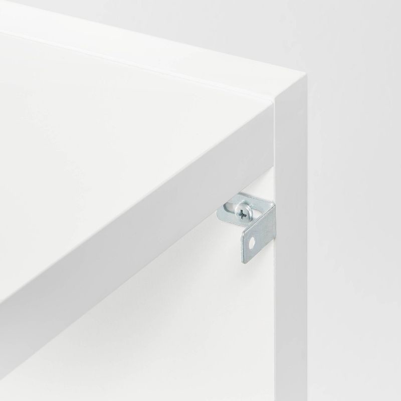 slide 5 of 5, 13'' 6 Cube Organizer White - Brightroom™: Decorative Bookshelf, Cubby Storage, MDF & Particle Board, 13" System Compatible, 1 ct