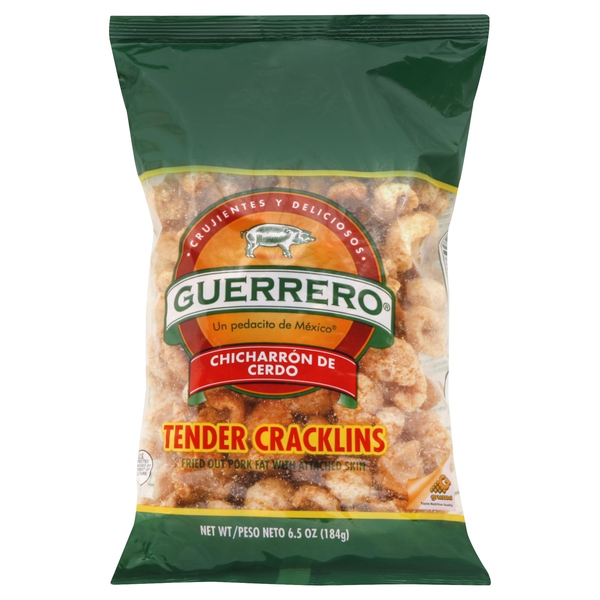 slide 1 of 3, Guerrero MISSION FOODS Cracklin Tender, 6.5 oz