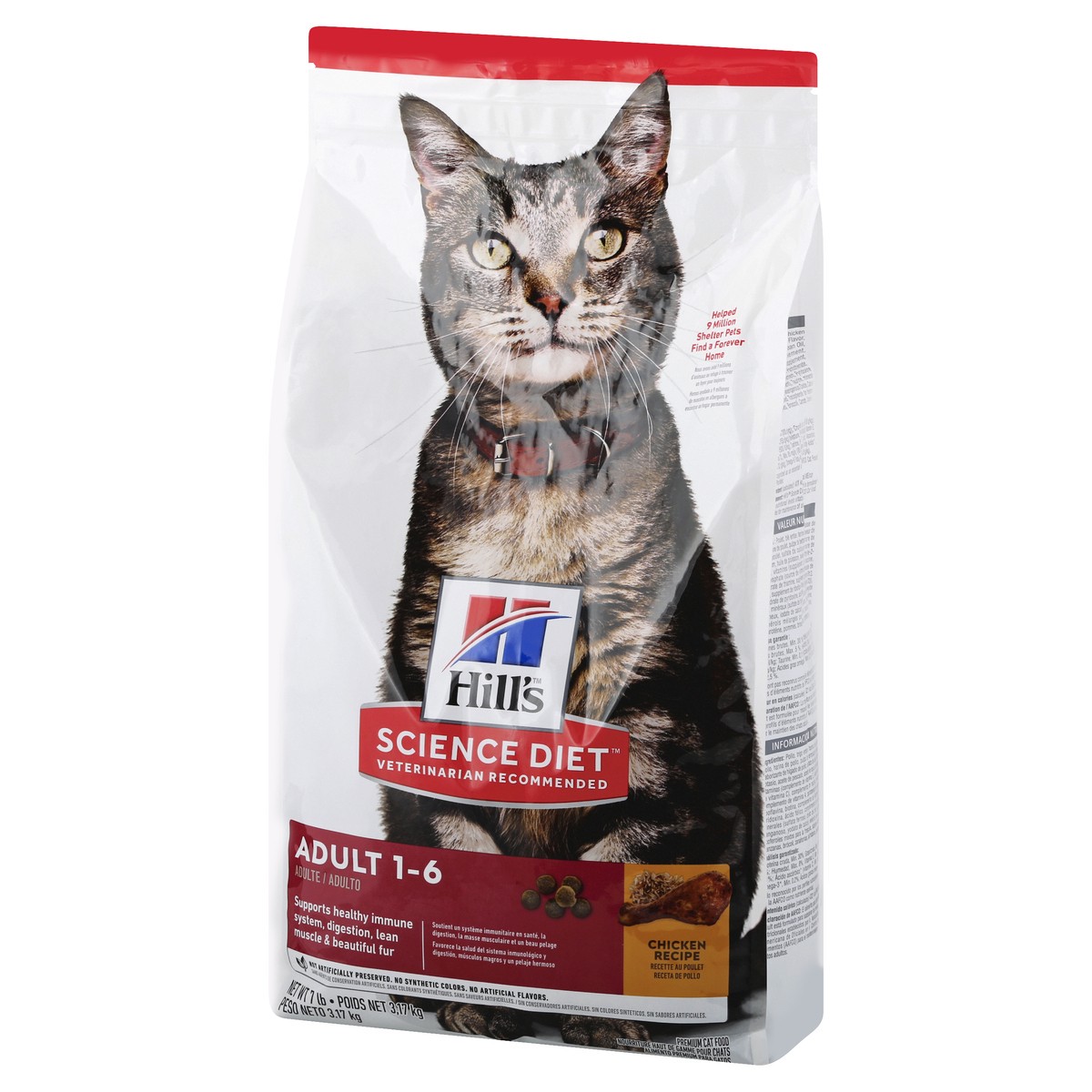 slide 9 of 9, Science Diet Cat Food 7 lb, 7 lb