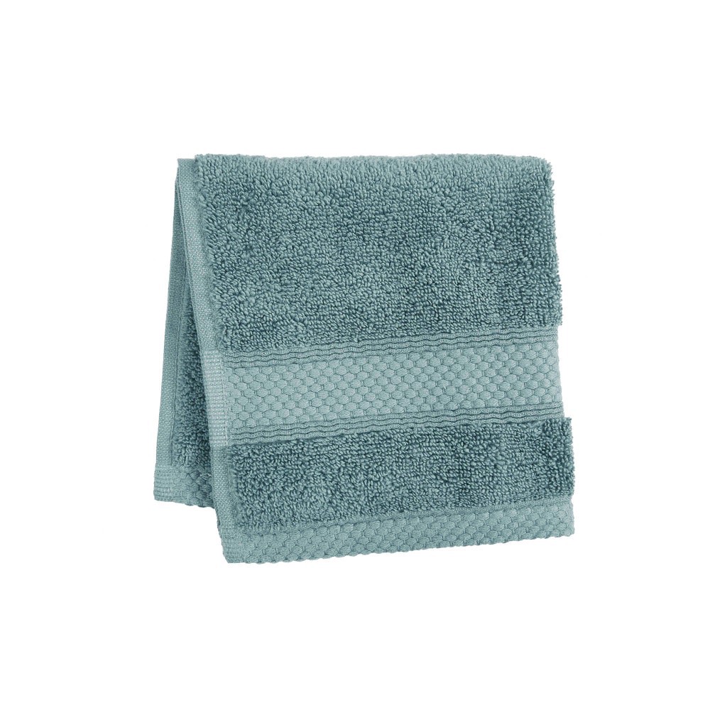 slide 1 of 1, Modavari Home Fashions Turkish Washcloth - Blue, 1 ct