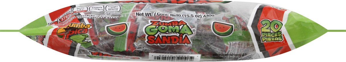 slide 11 of 12, Zumba Pica Goma Gummy Tamarind Watermelon Candy 20 ea, 20 ct