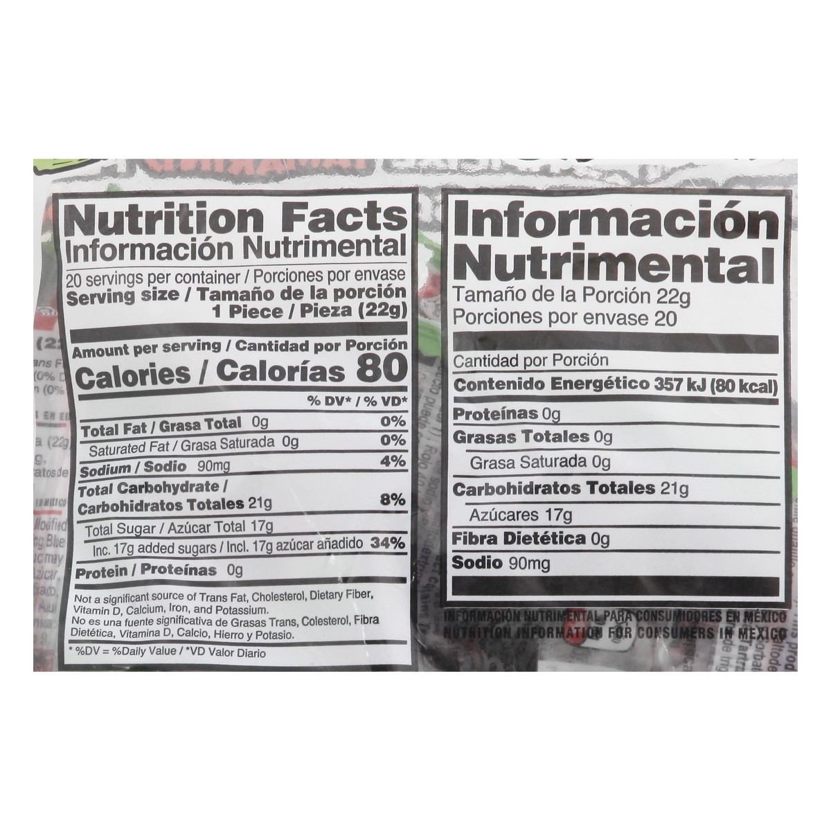 slide 12 of 12, Zumba Pica Goma Gummy Tamarind Watermelon Candy 20 ea, 20 ct