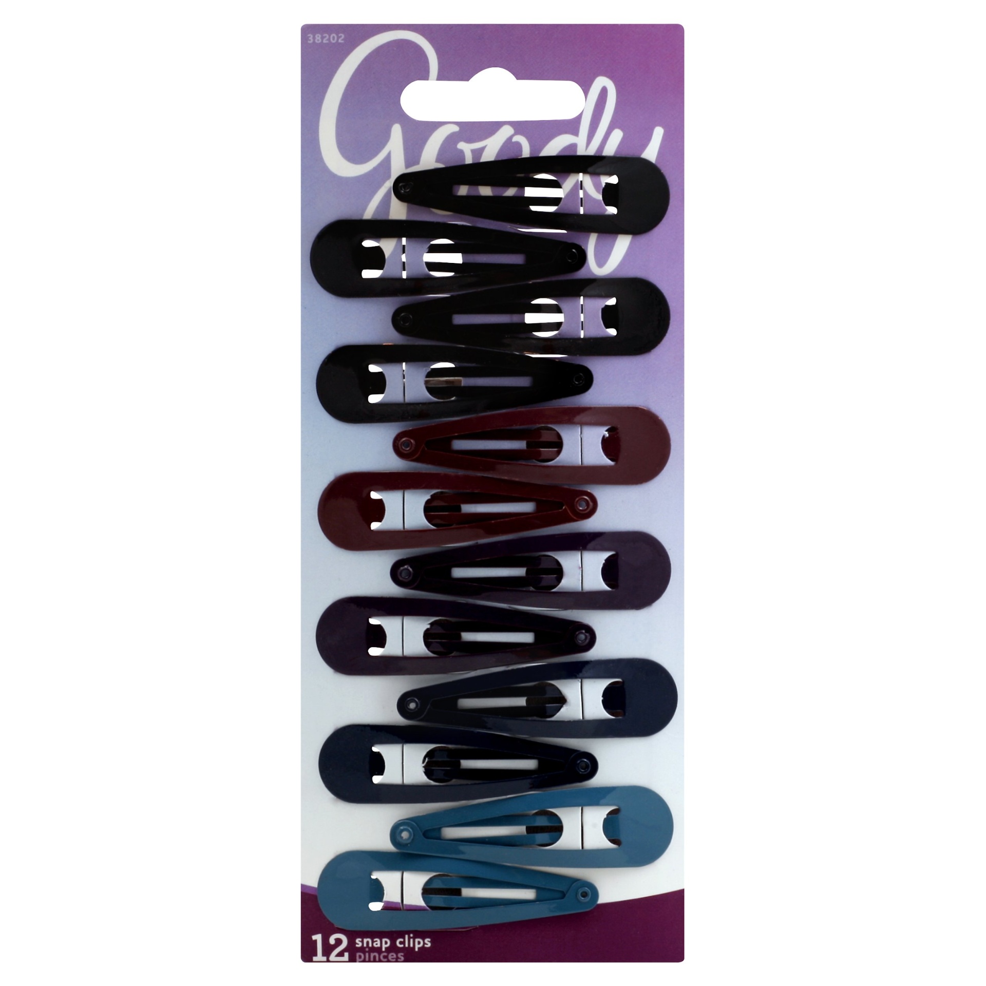 slide 1 of 6, Goody Snap Clips Classics Asha Painted - 12 Count, 12 ct