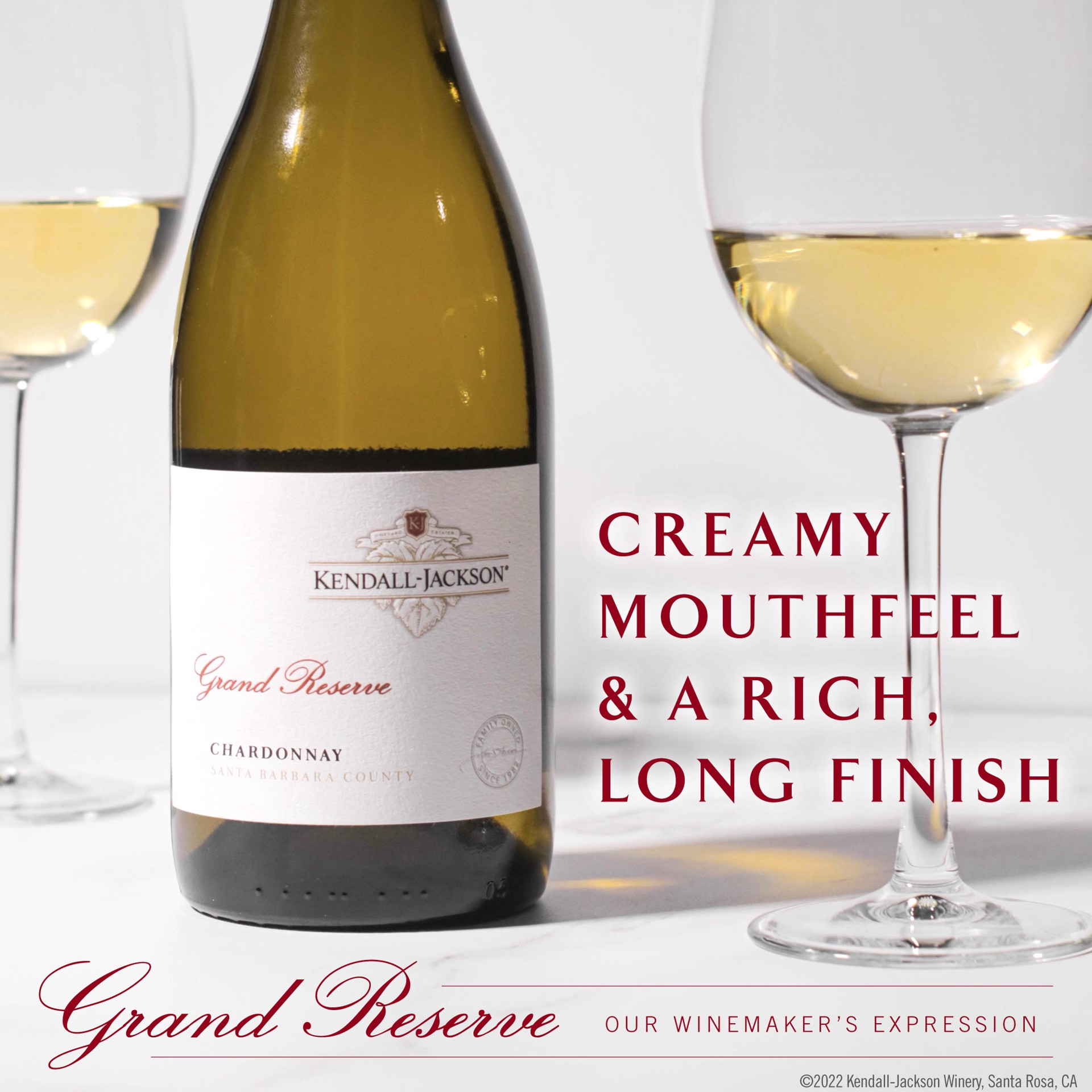 slide 5 of 5, Kendall-Jackson Grand Reserve Chardonnay White Wine, 750ml, 750 ml
