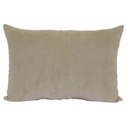 Brentwood Decorative Pillow, Cheyenne Feather Grey, 14 in x 20 in