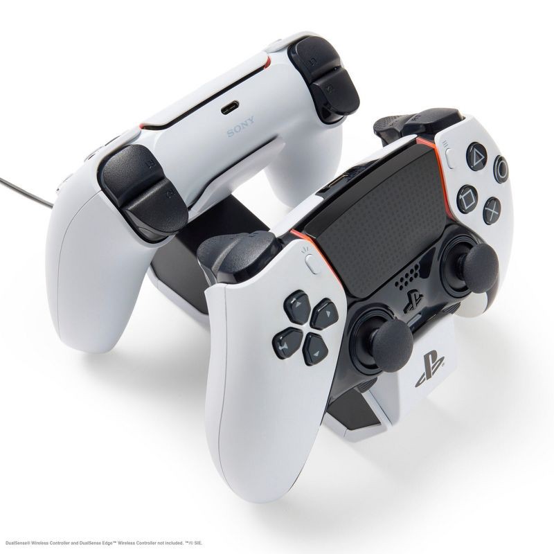 slide 7 of 11, PowerA Twin Charging Station for PlayStation 5 DualSense Controller: USB Wall Charger, 1 ct