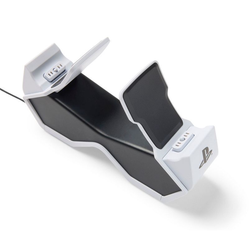 slide 8 of 11, PowerA Twin Charging Station for PlayStation 5 DualSense Controller: USB Wall Charger, 1 ct