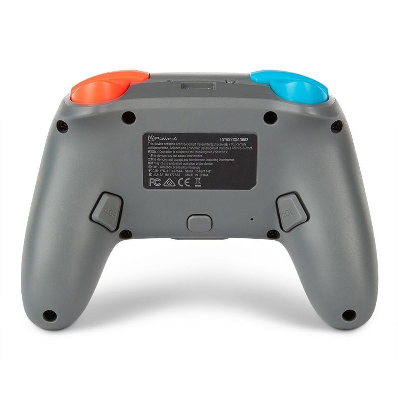 slide 3 of 11, PowerA Enhanced Nano Wireless Controller for Nintendo Switch - Gray, 1 ct