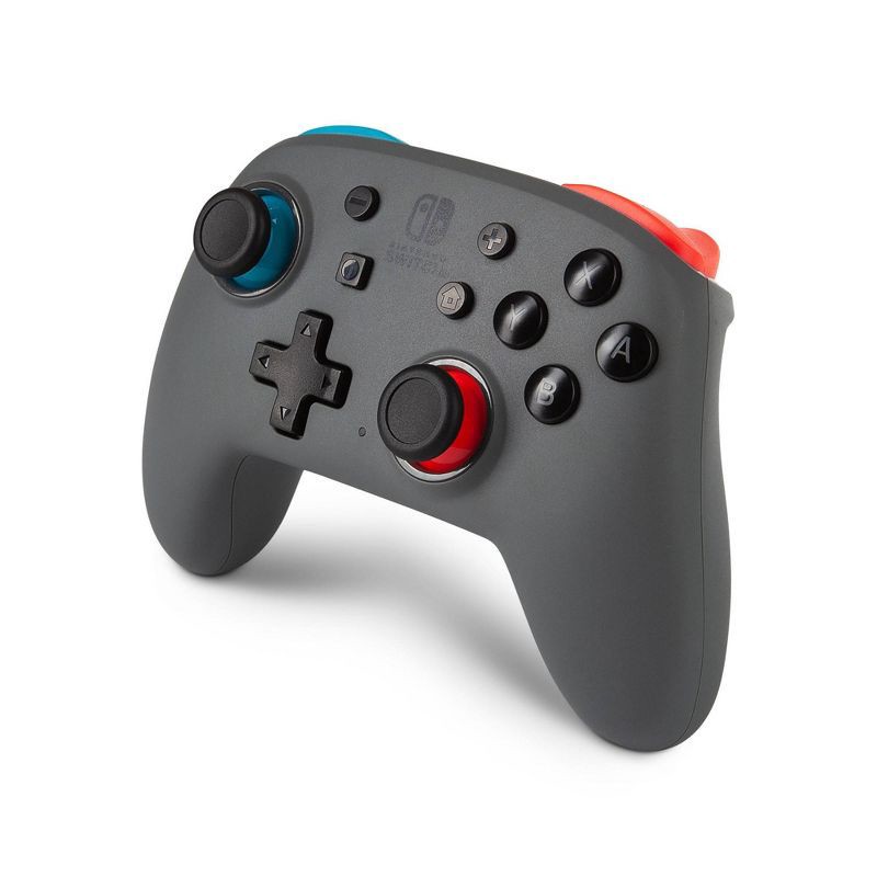 slide 4 of 11, PowerA Enhanced Nano Wireless Controller for Nintendo Switch - Gray, 1 ct