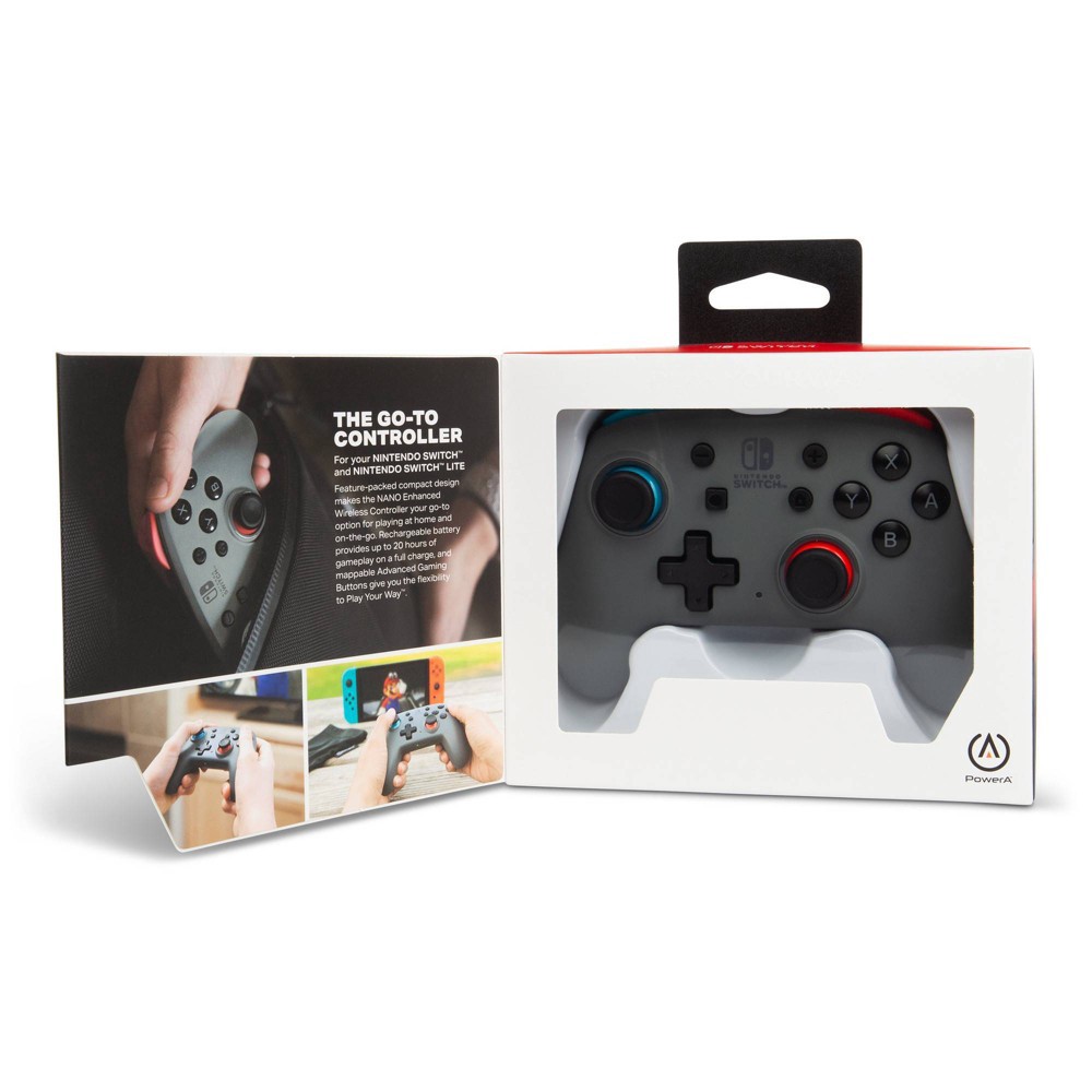 PowerA Enhanced Nano Wireless Controller for Nintendo Switch Gray 1