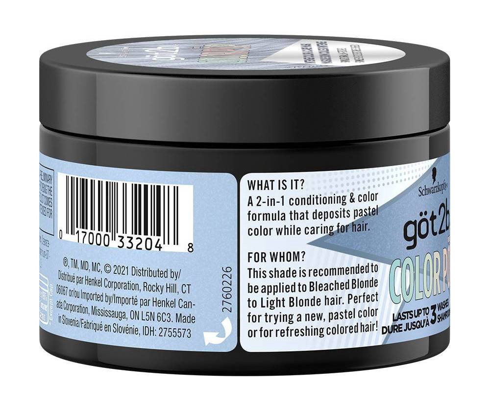 slide 8 of 8, Got2B Color Pop Semi-Permanent Hair Color Mask - Silver - 5.1 fl oz, 5.1 fl oz