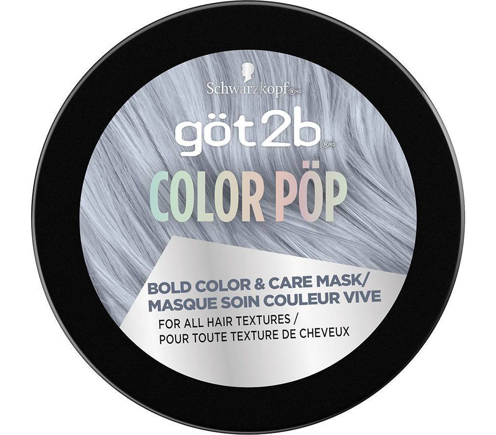 slide 4 of 8, Got2B Color Pop Semi-Permanent Hair Color Mask - Silver - 5.1 fl oz, 5.1 fl oz