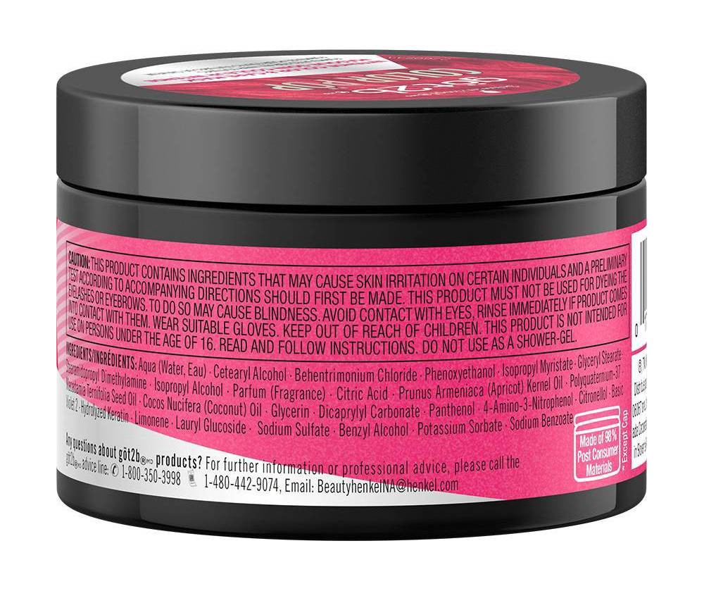 slide 3 of 9, Got2B Color Pop Semi-Permanent Hair Color Mask - Pink - 5.1 fl oz, 5.1 fl oz