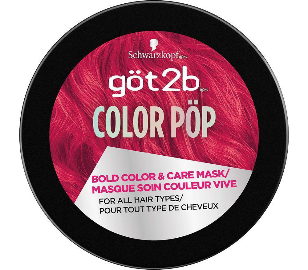 slide 4 of 9, Got2B Color Pop Semi-Permanent Hair Color Mask - Pink - 5.1 fl oz, 5.1 fl oz