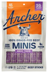 Country Archer Mini Taco Beef Stick 16ct - 16 Ct