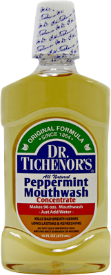 slide 1 of 1, Dr. Tichenor's Peppermint Mouthwash, 4 fl oz