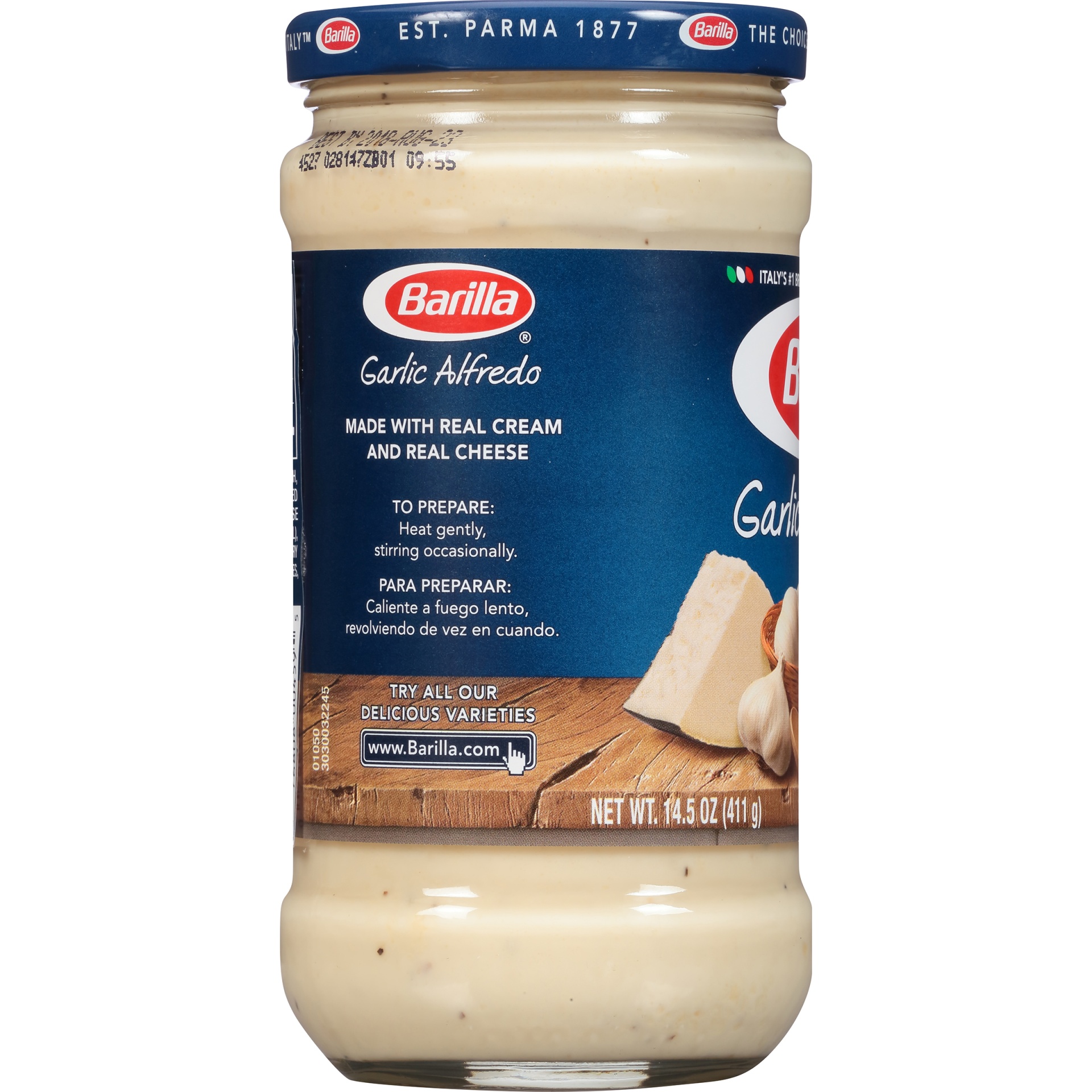 slide 2 of 6, Barilla Alfredo Sauce 14.5 oz, 14.5 oz