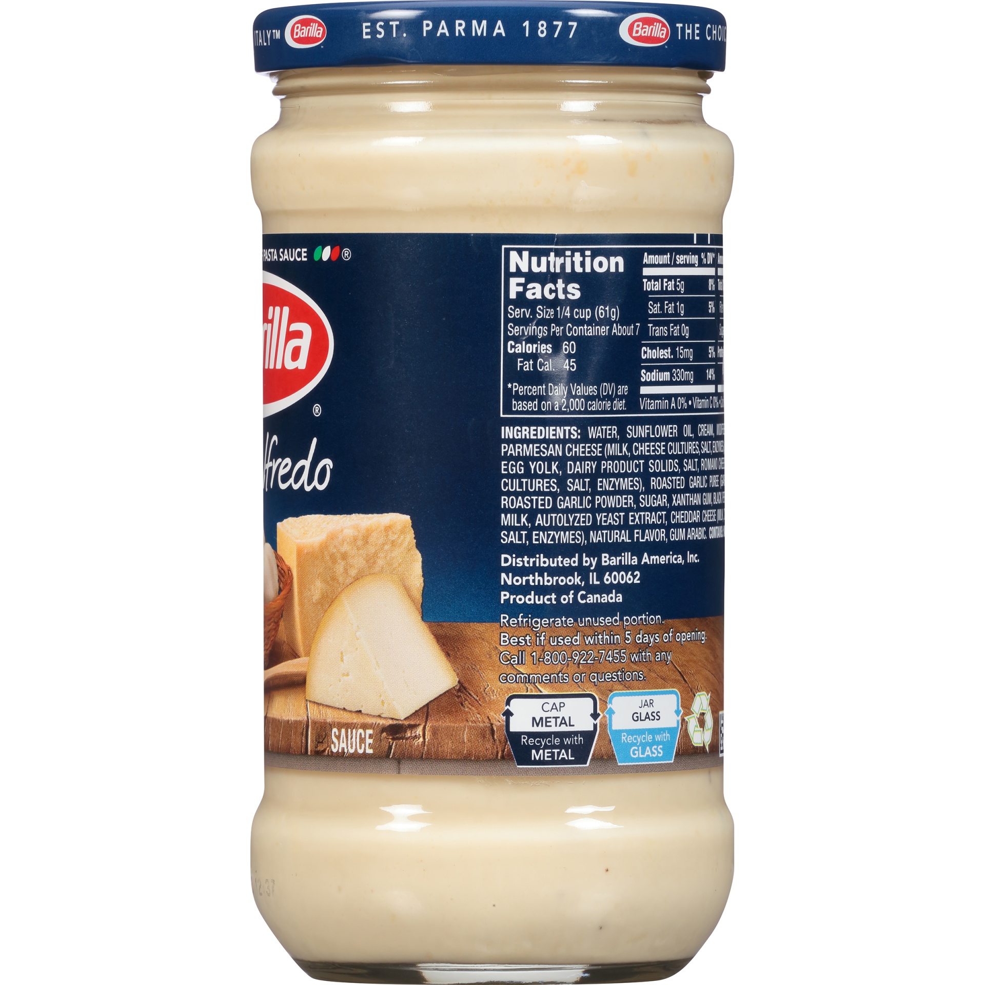 slide 3 of 6, Barilla Alfredo Sauce 14.5 oz, 14.5 oz