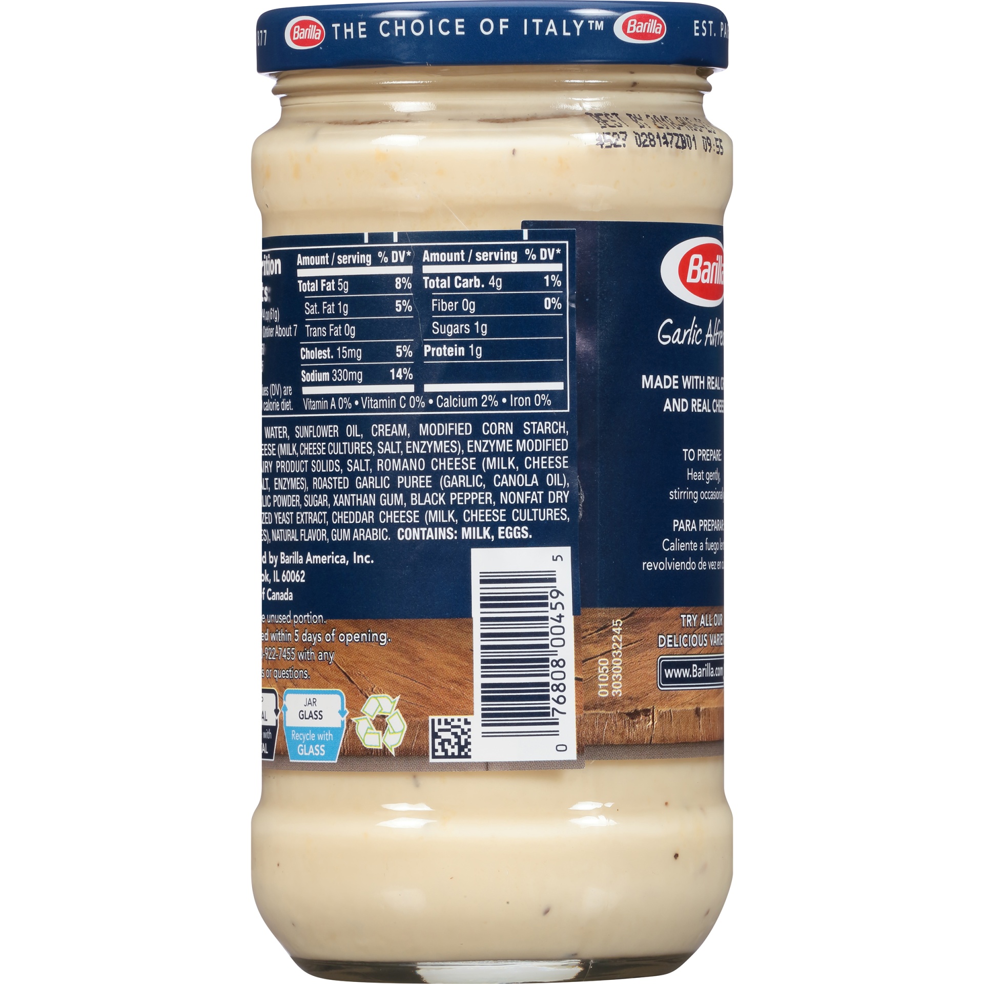 slide 4 of 6, Barilla Alfredo Sauce 14.5 oz, 14.5 oz