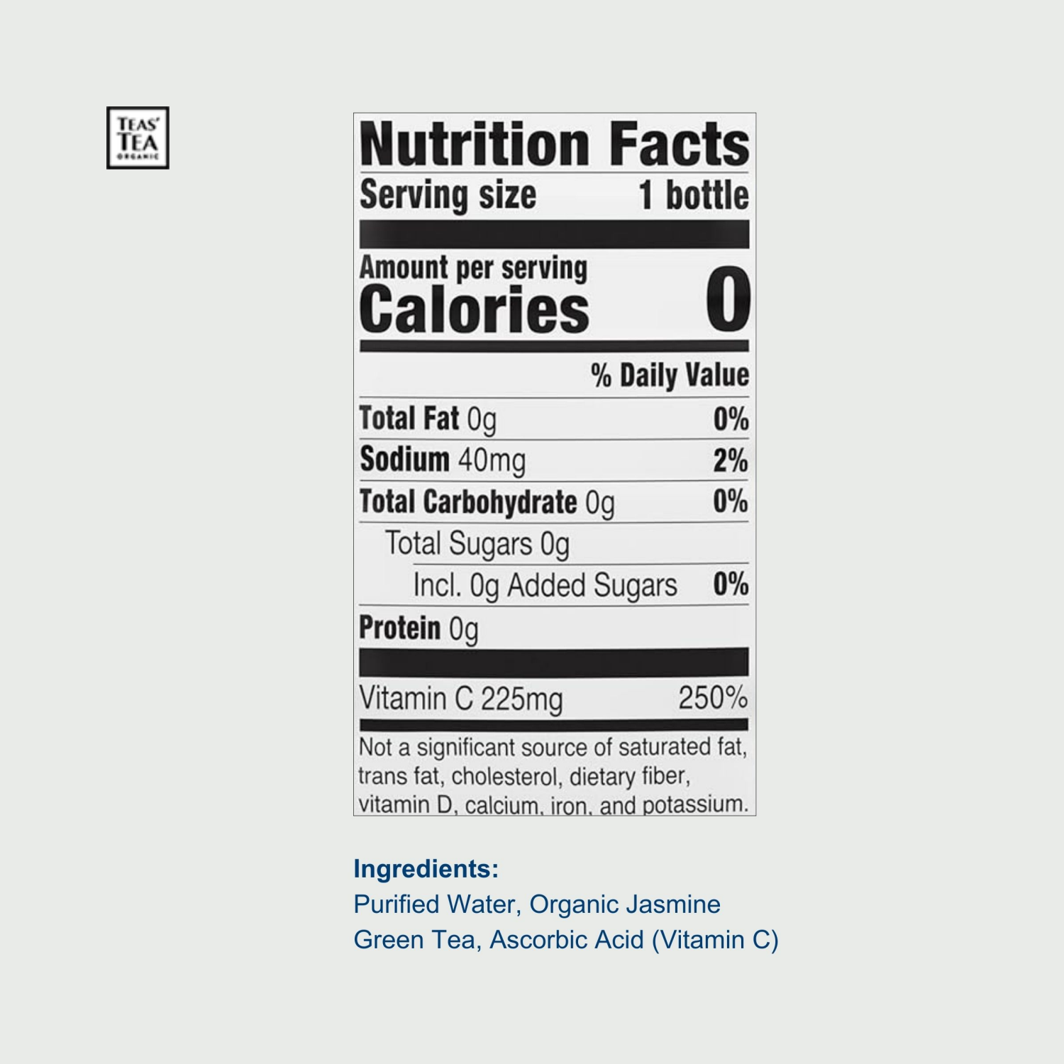 slide 2 of 5, Teas' Tea Green Jasmine Tea - 16.9 fl oz, 16.9 fl oz
