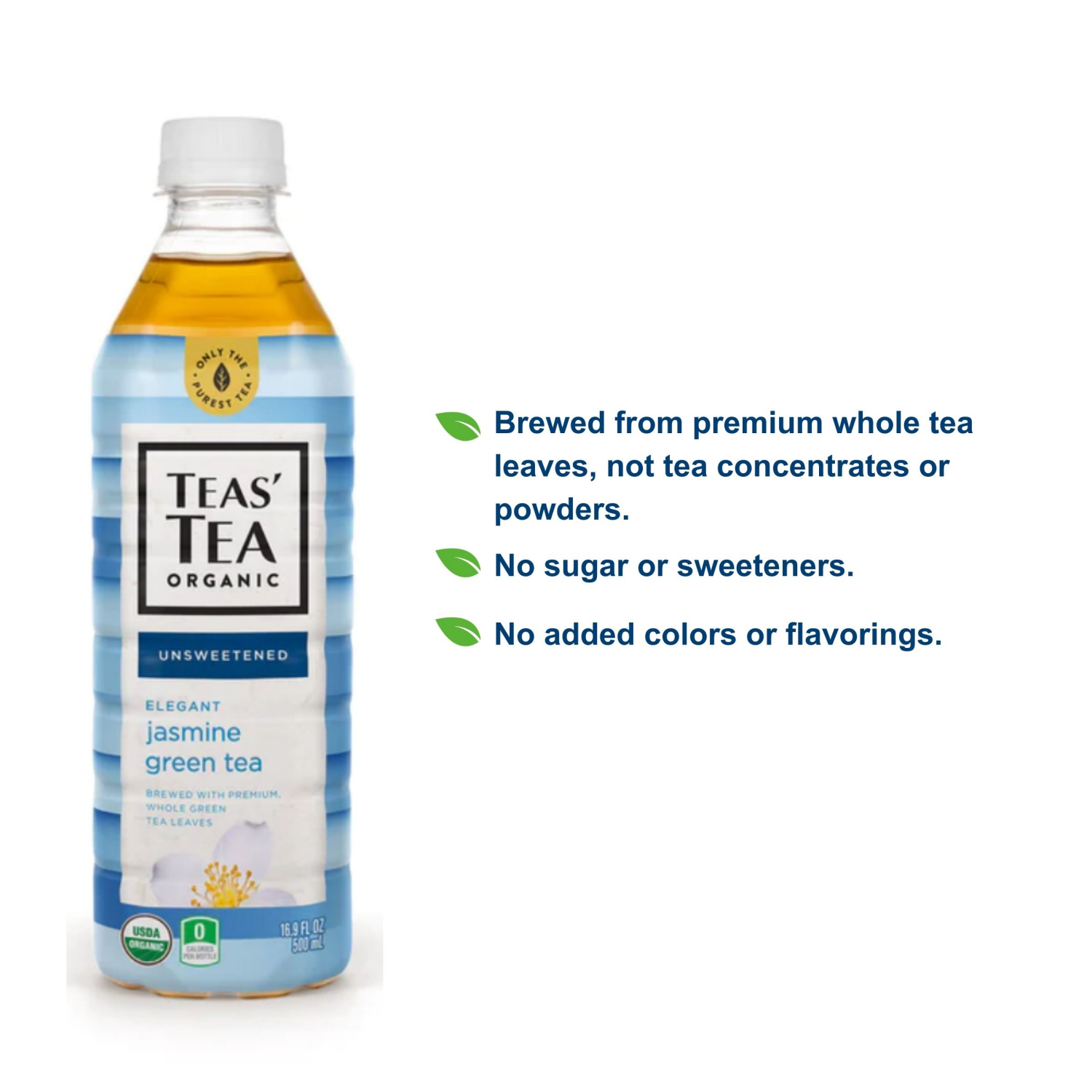 slide 3 of 5, Teas' Tea Green Jasmine Tea - 16.9 fl oz, 16.9 fl oz